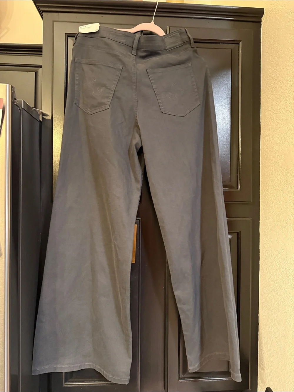 Ag Adriano Goldschmied Deven ultra wide leg in Dark Gray size 30